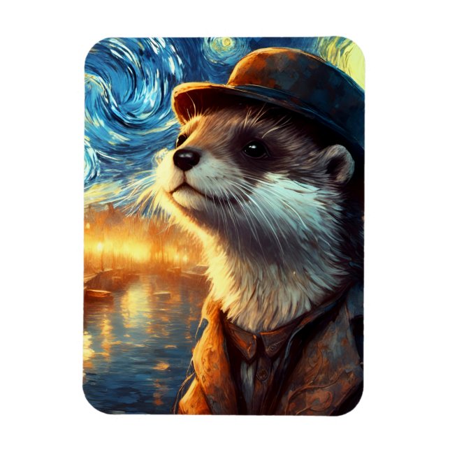 Íman Uma Morte na Noite Estrelada (Vertical)