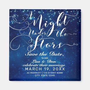 Íman Uma Noite Sob as Estrelas Casamento Azul Salve a D