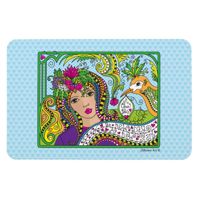 Íman Uma Nova Chance_Ímã Flexível 6" x 4" (Horizontal)