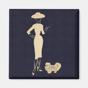 Íman Uma nova imagem da moda dos anos 50