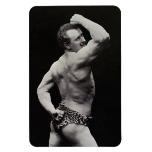 Íman Uma Nova Pose de Homens Fortes Eugen Sandow Fisicu