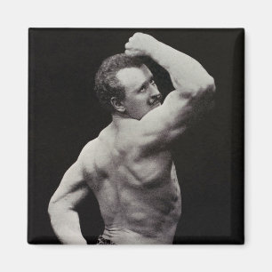 Íman Uma Nova Pose por Fisiculturistas Eugen Sandow Mus