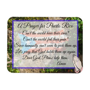 Íman Uma oração para Porto Rico Magnet