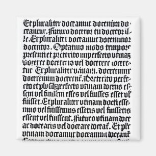 Íman Uma página 'do Grammaire Latine