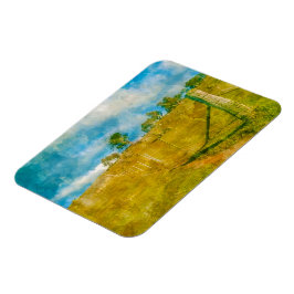 Íman Uma paisagem pastoral mágica