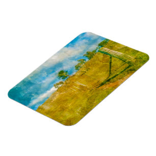 Íman Uma paisagem pastoral mágica