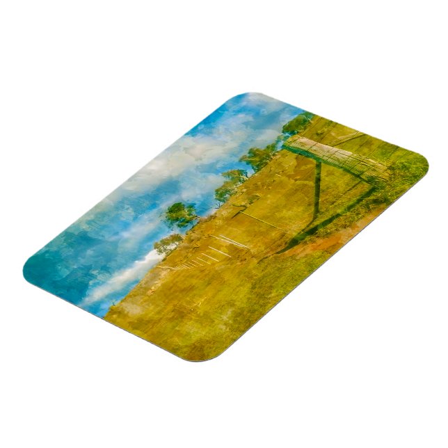 Íman Uma paisagem pastoral mágica (Left Side)