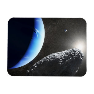 Íman Uma Pequena Lua Hippocamp de Netuno.