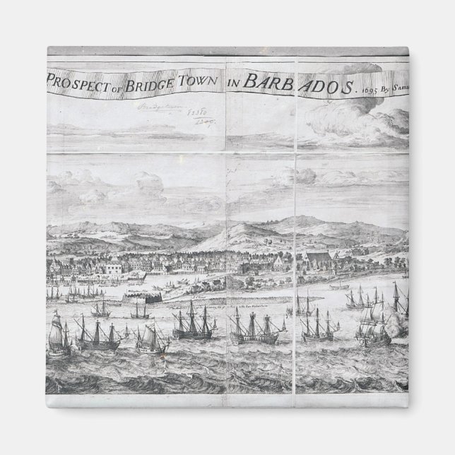 Íman Uma perspectiva da cidade da ponte em Barbados (Frente)