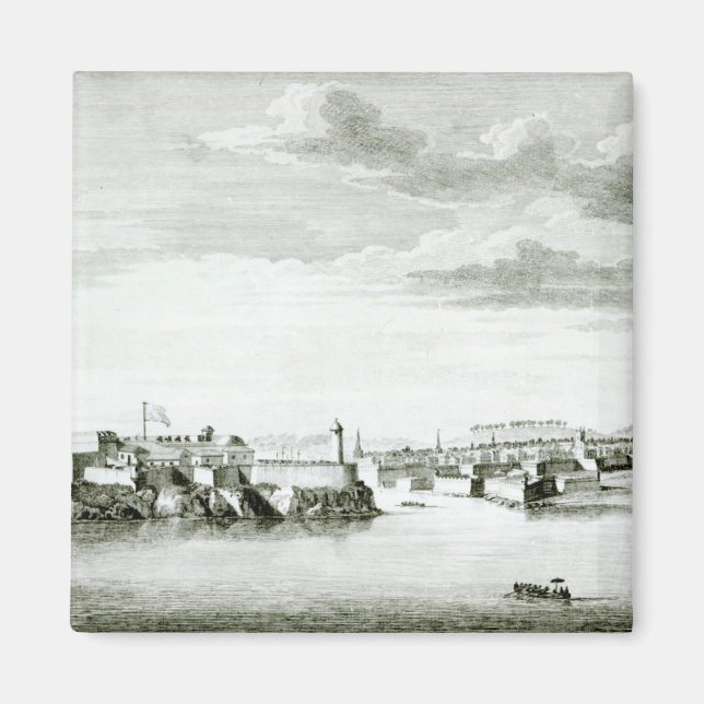 Íman Uma Perspectiva do Castelo Moro e da Cidade de (Frente)