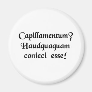 Íman Uma peruca? Eu nunca supor!