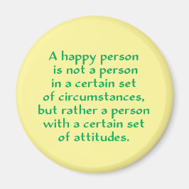 Íman Uma pessoa feliz não é uma pessoa em um certo conj