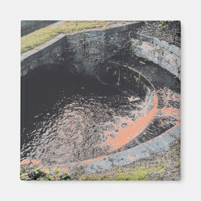 Íman Uma Piscina de laranja em Welshpool (Frente)