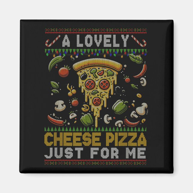 Íman Uma Pizza De Queijo Adorável Só Para Mim Em Casa C (Frente)