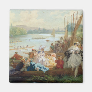 Íman Uma regata em Asnieres durante o segundo império