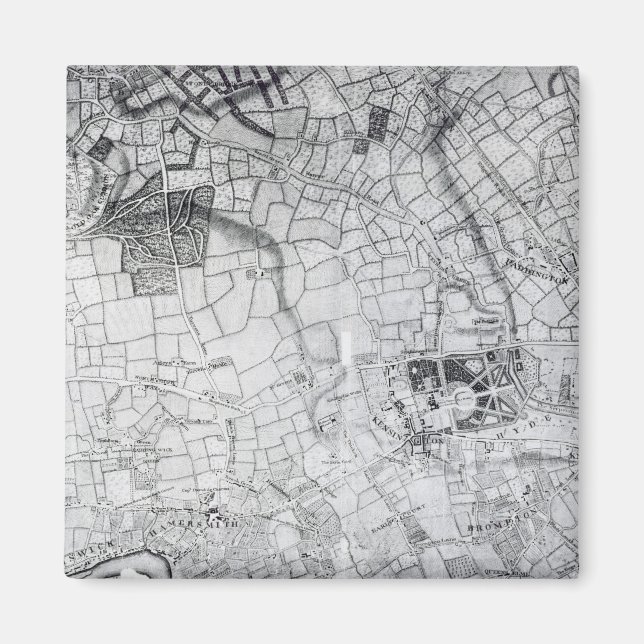 Íman Uma seção de uma folha da pesquisa (Frente)