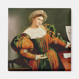 Íman Uma senhora com um desenho de Lucretia, c.1530-33