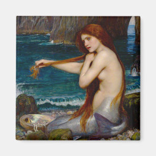 Íman Uma Sereia, c. 1900 por John Waterhouse