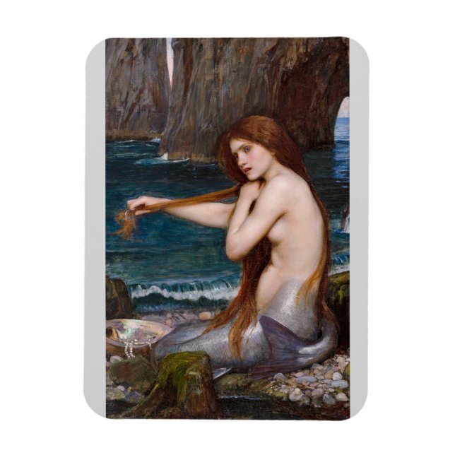 Íman Uma sereia de John William Waterhouse Fine art (Vertical)