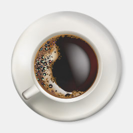 Íman Uma taça de café preto