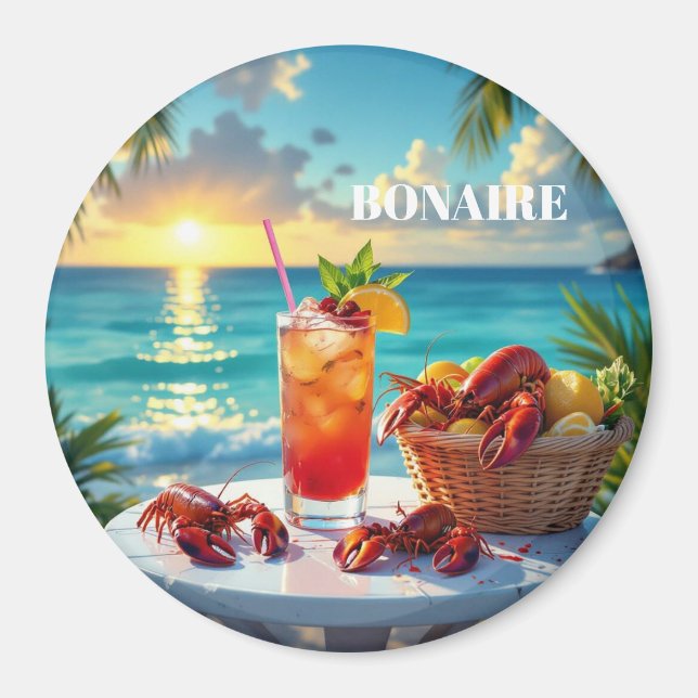 Íman Uma tarde em bonaire (Frente)