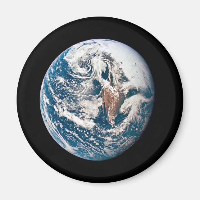 Íman Uma Terra Tirada Da Nave Espacial Apollo 10. (Frente)