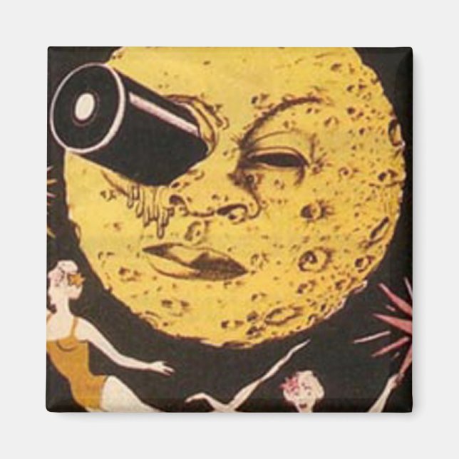 Íman Uma viagem ao Poster de filme da lua (Frente)