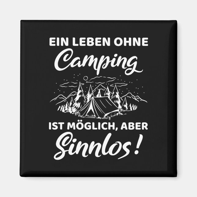 Íman Uma vida sem camping é possível, mas (Frente)