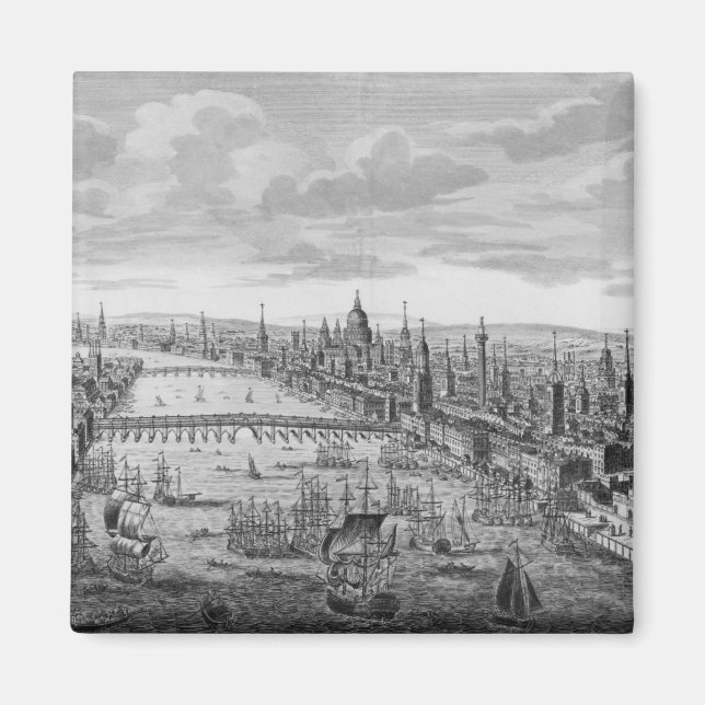 Íman Uma visão geral da cidade de Londres (Frente)