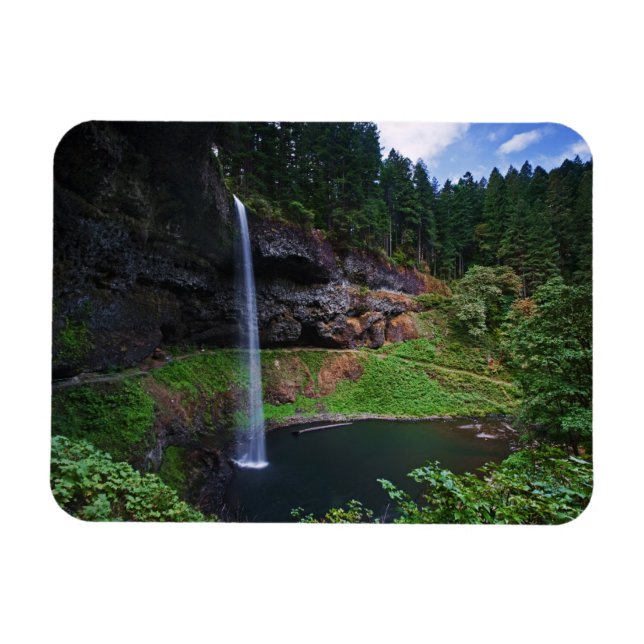 Íman Uma vista da South Falls no Silver Falls State Par (Horizontal)