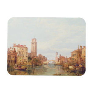 Íman Uma vista de Verona, 1848 (óleo em canvas)
