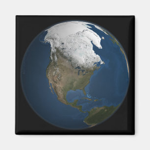 Íman Uma vista global sobre America do Norte