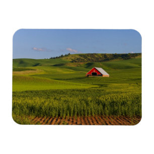 Íman Uma vista panorâmica de um celeiro em Moscow Idaho