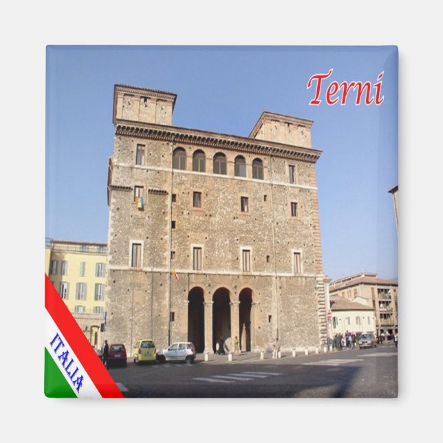 Íman UMB007 TERNI, Úmbria, Itália, geladeira (Frente)