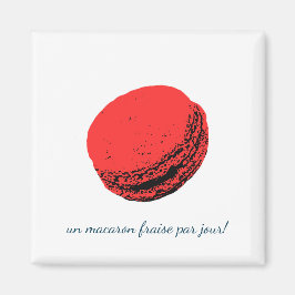 Íman un macaron fraise par jour!