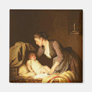 Íman Undressing o bebê, 1880