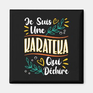 Íman Une Karateka Qui Déchire Cadeau Pour Karateka Kara