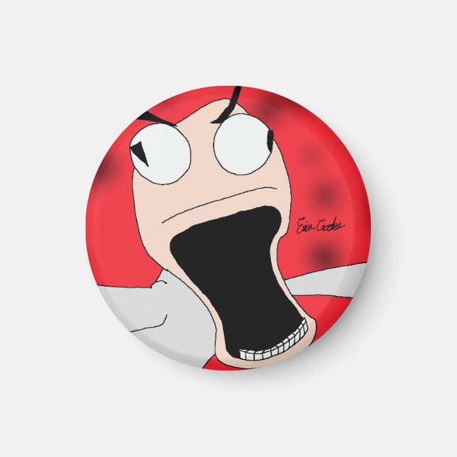 Íman unhinged puppet art (Frente)