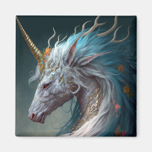 Íman Unicorn Dragon Fantasy Art
