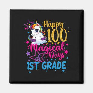 Íman Unicorn Feliz 100 Dias Mágicos De 1rua