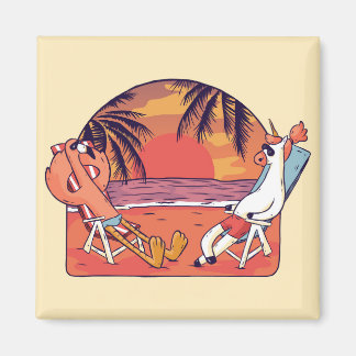 Íman Unicorn Flamingo Beach