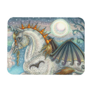ÍMAN UNICORN GÓTICO DE HALLOWEEN COM ASAS DE BATER, CA