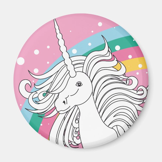 ÍMAN UNICORN MAGNET PINK (Frente)