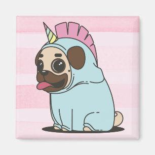 Íman Unicorn Pug
