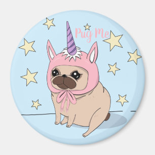 Íman Unicorn Pug