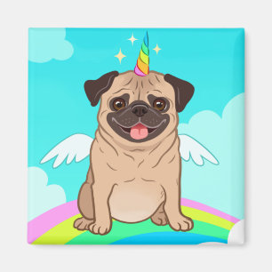 Íman Unicorn Pug