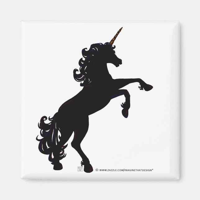 Íman Unicorn Silhouette (Frente)