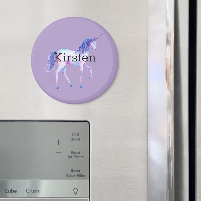 Íman Unicórnio Branco Roxo (In Situ (Fridge))
