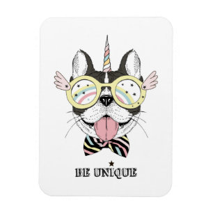 Íman Unicórnio do buldogue francês