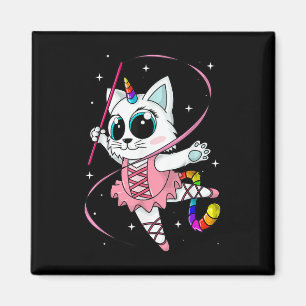 Íman Unicórnio Gato Cati Milho Gato Gatinho Giro
